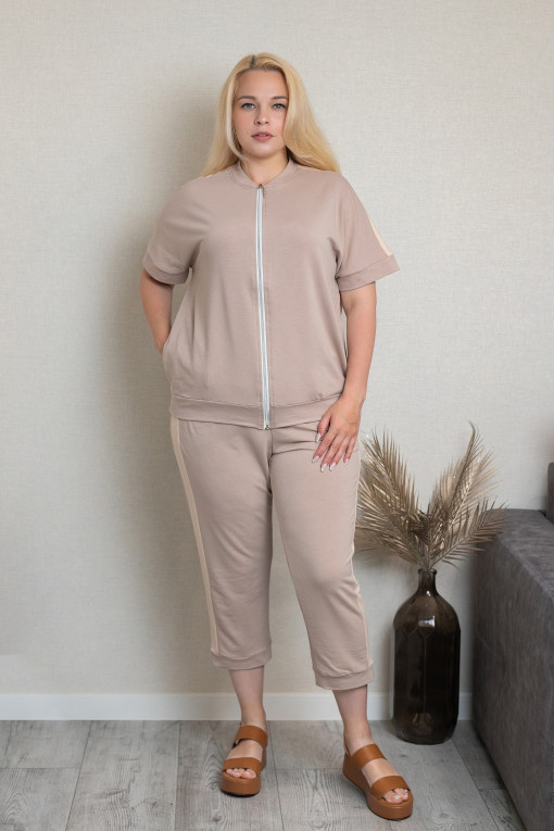 Костюм спортивний жіночий КС-208 бежевий